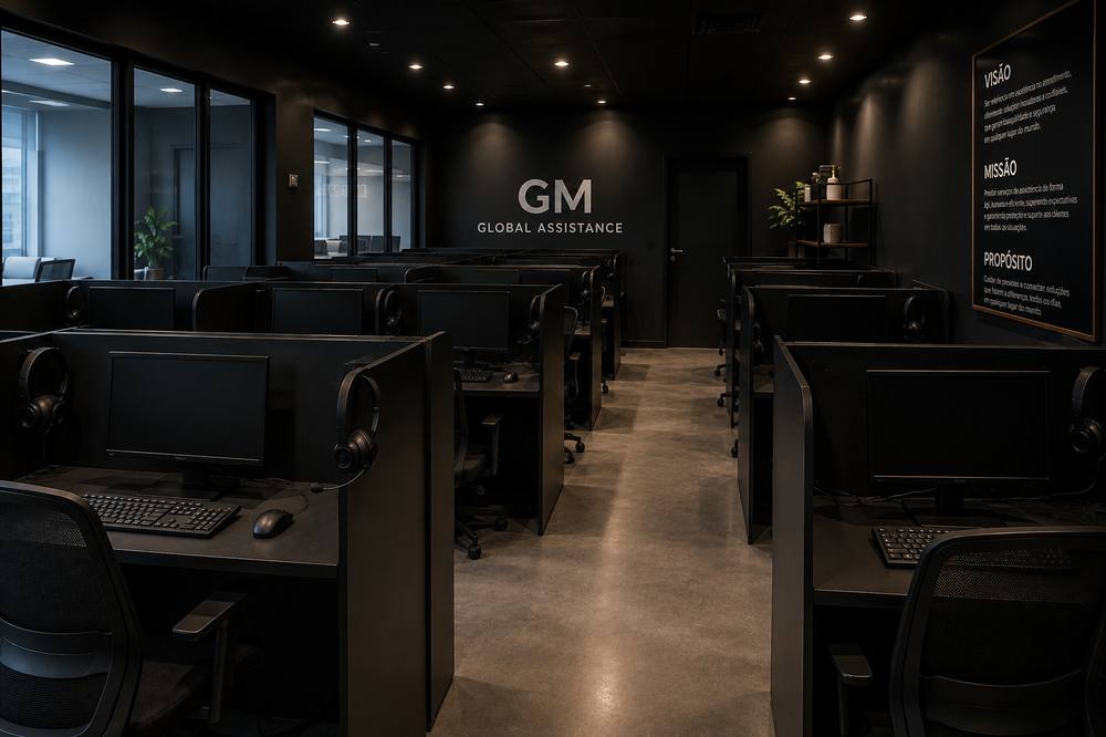 Estações de trabalho — call center